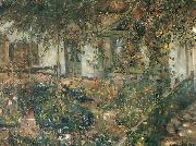 Bluhender Bauerngarten